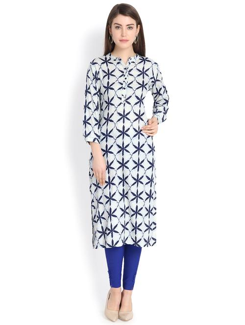 indigo straight kurta - 16048104 - Very Small Image - 1