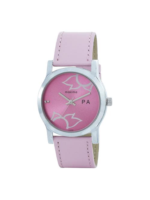 leatherette strap analog watch (o-56400lmli) - 16048491 - Very Small Image - 1