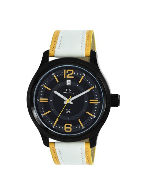 leatherette strap analog watch (o-53012lmgb) - 16048608 - Very Small Image - 1