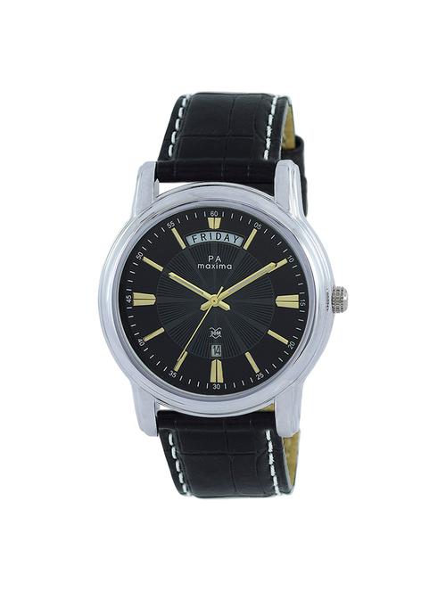 leatherette strap analog watch (o-52980lmgi) - 16048615 - Very Small Image - 1