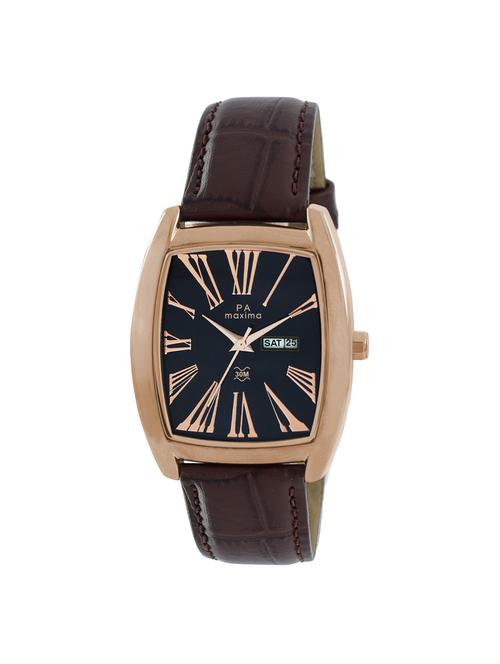 leatherette strap analog watch (o-49962lagr) - 16048622 - Very Small Image - 1