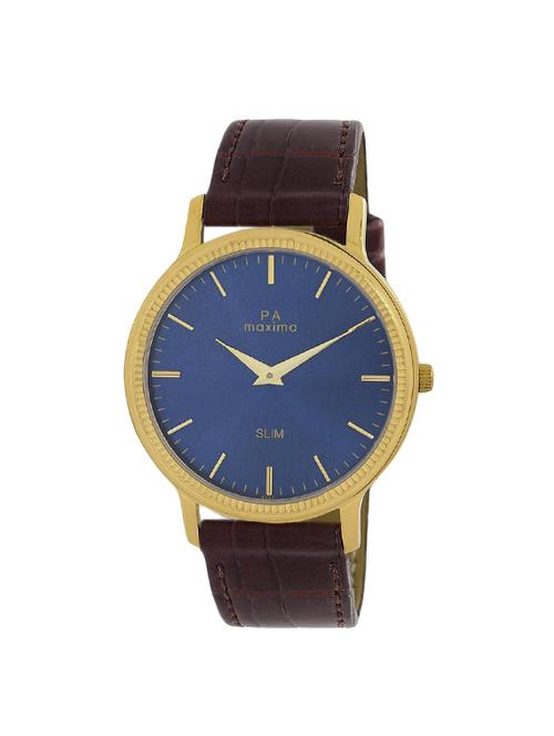 leatherette strap analog watch (47621lmgy) - 16048672 - Very Small Image - 1