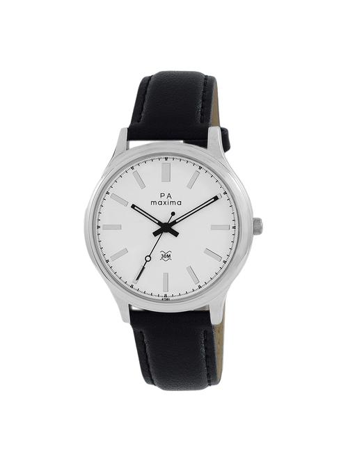 leatherette strap analog watch (47580lmgi) - 16048676 - Very Small Image - 1