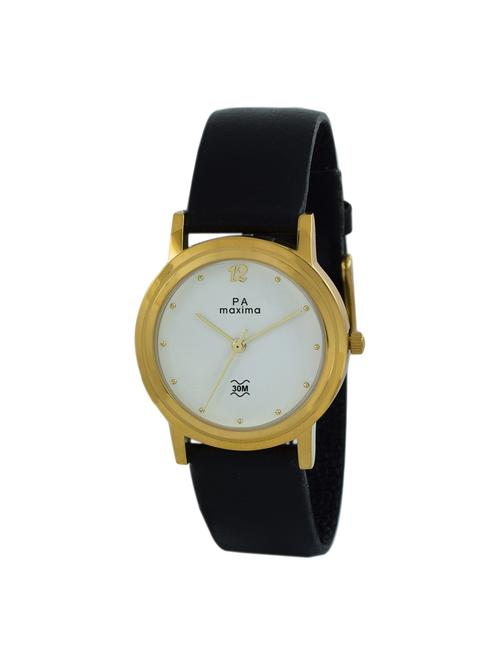 leatherette strap analog watch (38418lmgy) - 16048696 - Very Small Image - 1