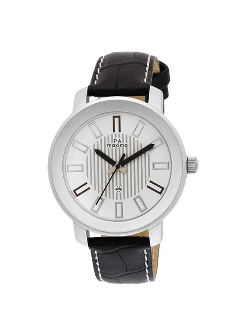 leatherette strap analog watch (35541lmgi) - 16048698 - Very Small Image - 1