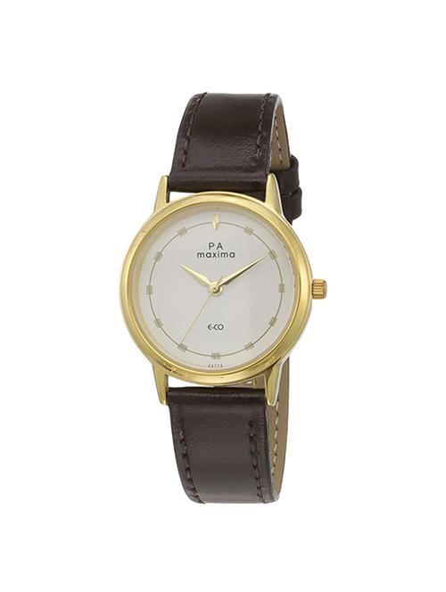 leatherette strap analog watch (26772lmgy) - 16048708 - Very Small Image - 1