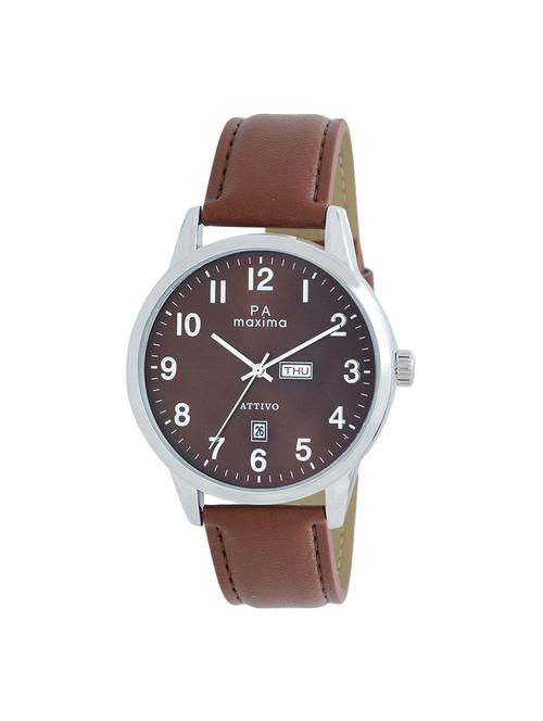 leatherette strap analog watch (54591lagi) - 16048725 - Very Small Image - 1