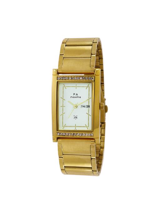 metal strap analog watch - 50972cmgy - 16048740 - Very Small Image - 1