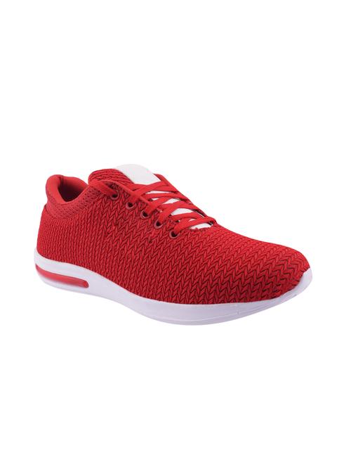 red fabric sport shoes - 16050077 - Very Small Image - 1