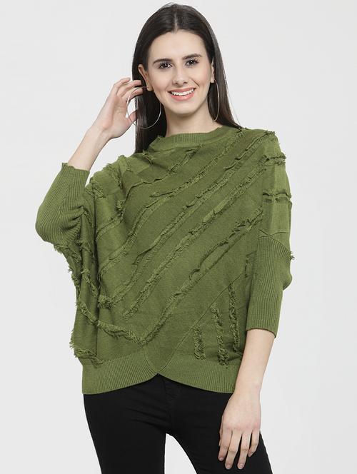dolman sleeved ribbed edge top - 16050205 - Very Small Image - 1