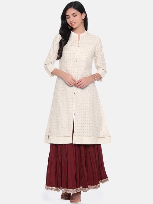 women's front slit kurta - 16050320 - Very Small Image - 1