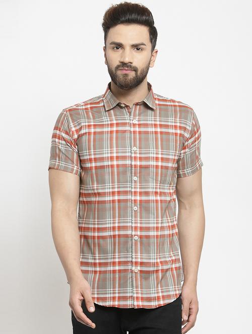 multicolor checkered casual shirt - 16051604 - Very Small Image - 1