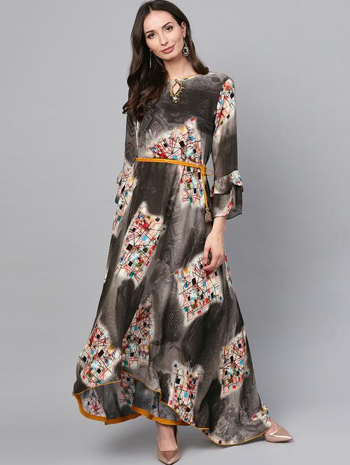 asymmetric geometrical dress - 16052436 - Very Small Image - 1
