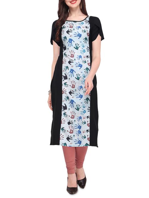 digital printed straight kurta - 16053311 - Very Small Image - 1