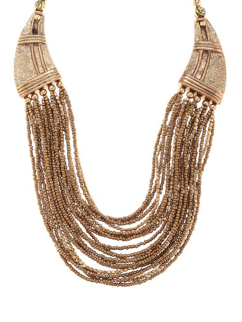 women ethnic daily wear designer necklace - 16053495 - Very Small Image - 1
