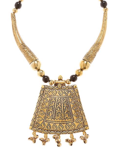 women ethnic daily wear designer necklace - 16053523 - Very Small Image - 1