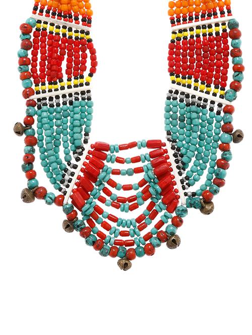 multi colored metal necklace - 16053553 - Very Small Image - 1