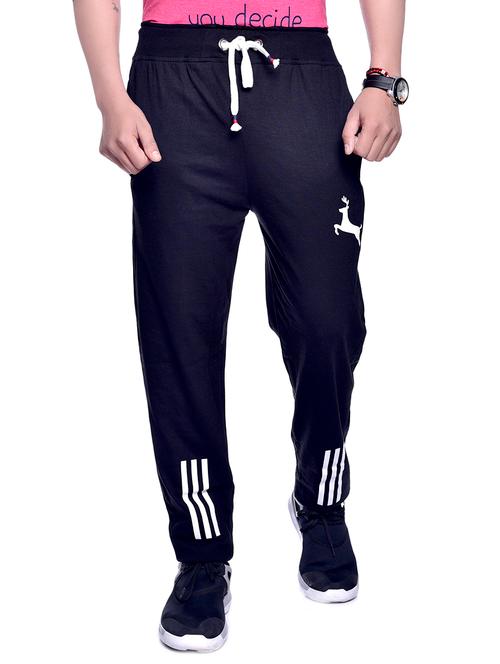 navy blue cotton full length track pant - 16053907 - Very Small Image - 1