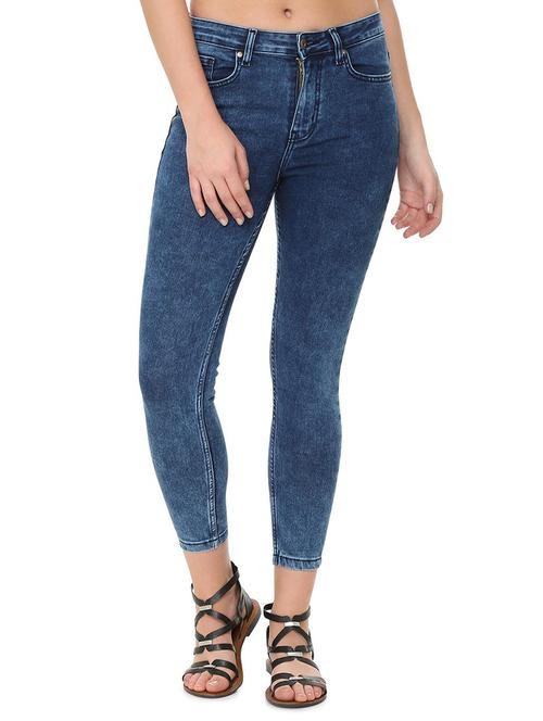 mid waist stone wash jeans - 16054739 - Very Small Image - 1