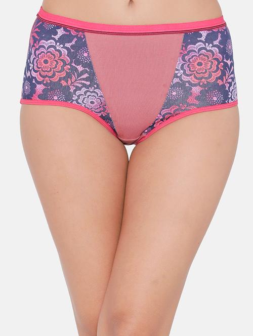 floral panel hipster panty - 16055231 - Very Small Image - 1