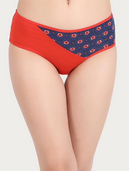 contrast panel hipster panty - 16055241 - Very Small Image - 1