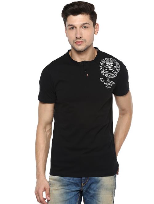 black typographic t-shirt - 16055719 - Very Small Image - 1