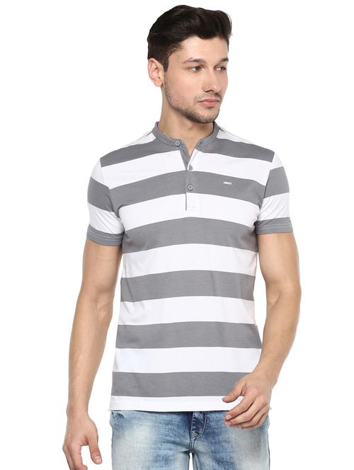 grey striped t-shirt - 16055723 - Very Small Image - 1