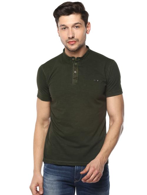 green solid t-shirt - 16055731 - Very Small Image - 1