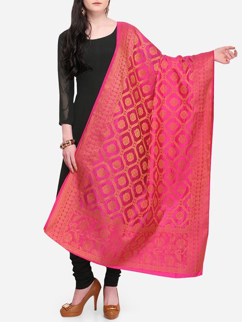 zari banarasi dupatta - 16056306 - Very Small Image - 1