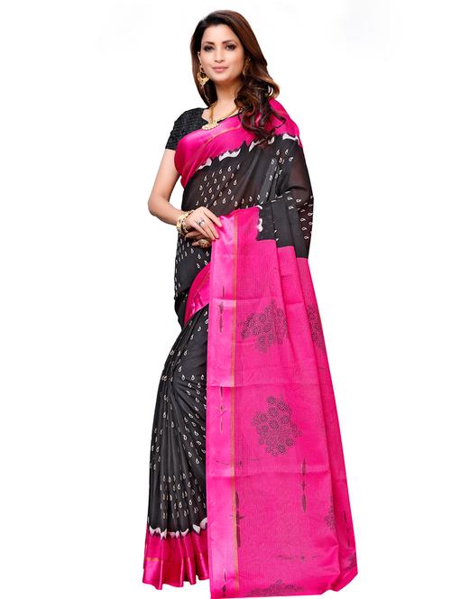 contrast border kota doria saree - 16056407 - Very Small Image - 1
