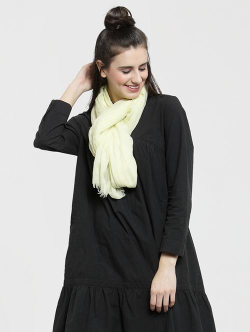 yellow modal silk stole - 16057412 - Very Small Image - 1