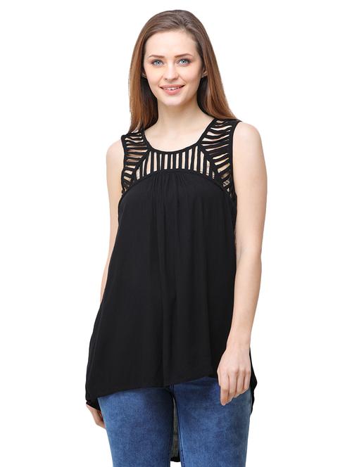 cut out high low tunic - 16058218 - Very Small Image - 1