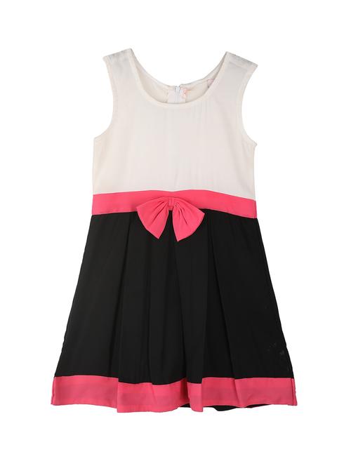 girls round neck sleeveless frock - 16059098 - Very Small Image - 1