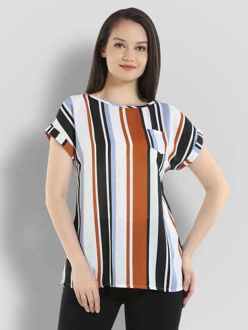 pocket patch striped tunic - 16059783 - Very Small Image - 1