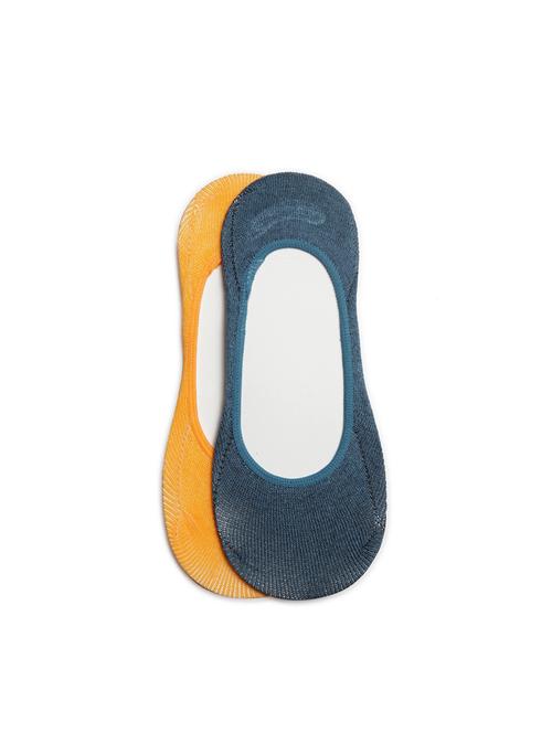 pairs of 2 multi colored cotton ankle length sock - 16061242 - Very Small Image - 1