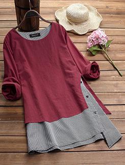 layered asymmetric dress - 16061776 - Very Small Image - 1