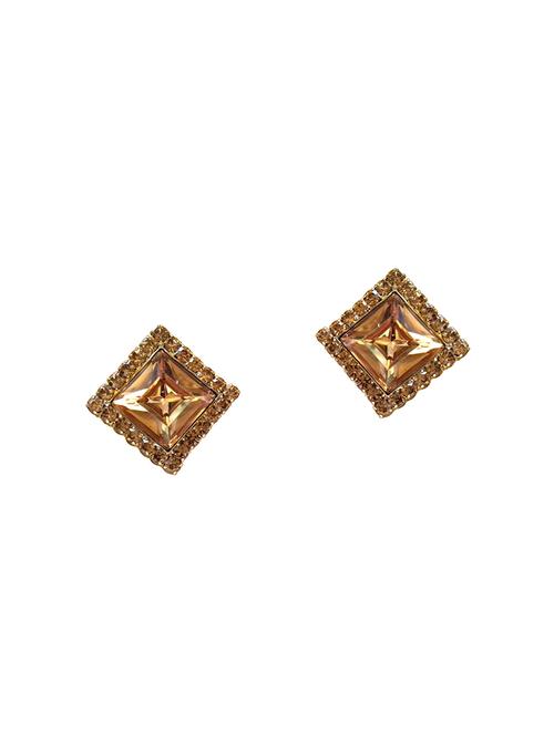 gold studs earring - 16062960 - Very Small Image - 1