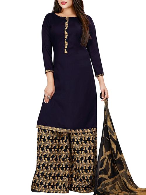 geometric printed unstitched suit - 16063076 - Very Small Image - 1