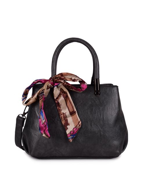 grey leatherette (pu) handbag - 16063829 - Very Small Image - 1