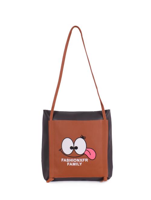 tan leatherette (pu) handbag - 16063836 - Very Small Image - 1