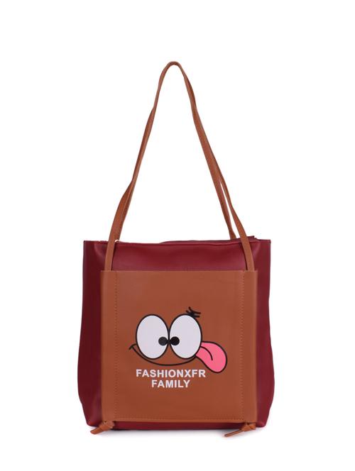 tan leatherette (pu) handbag - 16063837 - Very Small Image - 1
