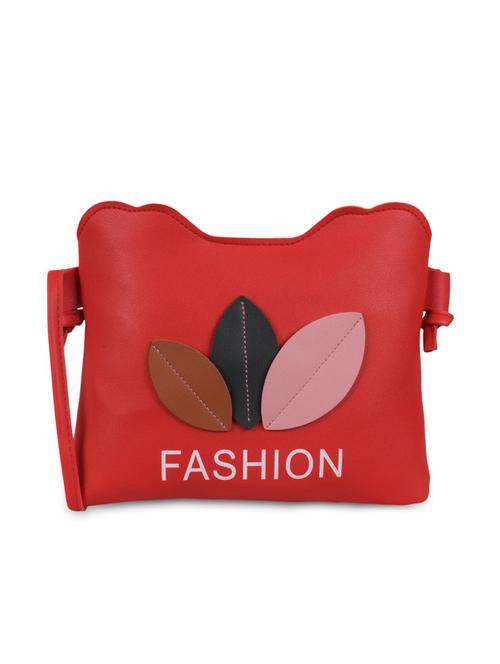 red leatherette (pu) sling bag - 16063955 - Very Small Image - 1