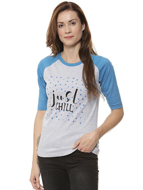 raglan sleeved quirky print top - 16064325 - Very Small Image - 1