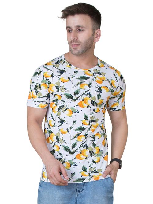 white all over print t-shirt - 16065130 - Very Small Image - 1