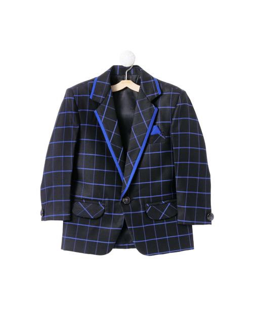 blue cotton blend blazer - 16065163 - Very Small Image - 1