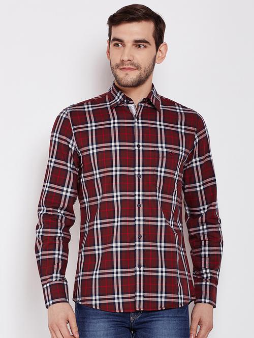 red checkered casual shirt - 16065411 - Very Small Image - 1