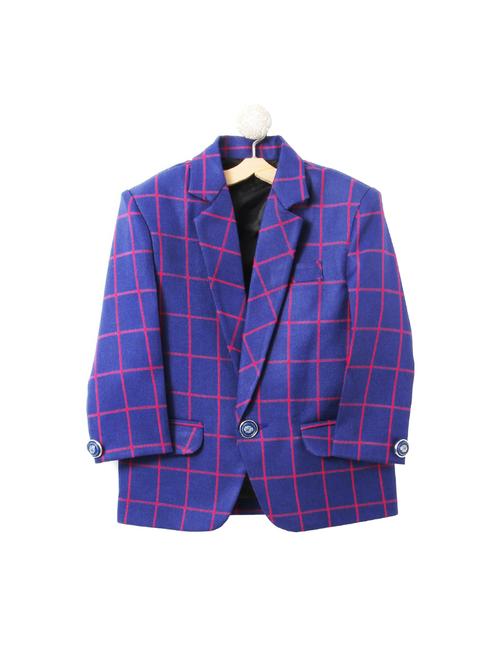 purple cotton blend blazer - 16065469 - Very Small Image - 1