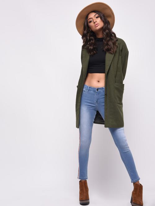side taped stone washed jeans - 16065970 - Very Small Image - 1