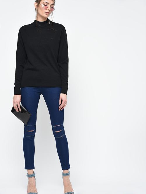 ladder ripped skinny fit jeans - 16065987 - Very Small Image - 1