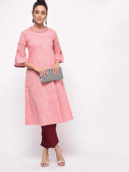 striped kaantha a-line kurta - 16067322 - Very Small Image - 1